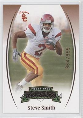 2007 Press Pass Legends - [Base] - Bronze #B-61 - Steve Smith /999