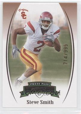 2007 Press Pass Legends - [Base] - Bronze #B-61 - Steve Smith /999