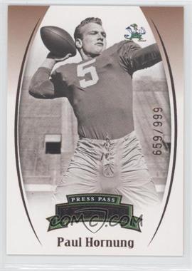 2007 Press Pass Legends - [Base] - Bronze #B-87 - Paul Hornung /999