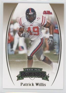 2007 Press Pass Legends - [Base] - Gold #G-48 - Patrick Willis /99