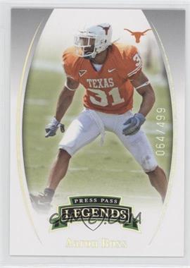 2007 Press Pass Legends - [Base] - Silver #S-57 - Aaron Ross /499