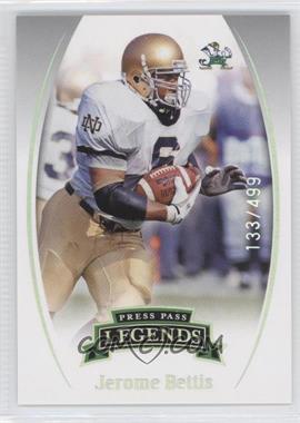 2007 Press Pass Legends - [Base] - Silver #S-86 - Jerome Bettis /499