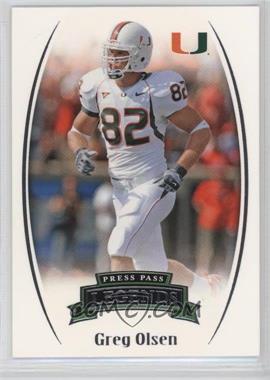 2007 Press Pass Legends - [Base] #34 - Greg Olsen