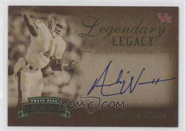 2007 Press Pass Legends - Legendary Legacy - Gold Autographs #LL-AW - Andre Ware /400