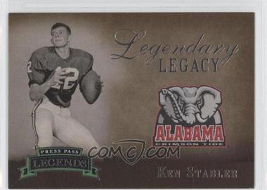 2007 Press Pass Legends - Legendary Legacy #1 - Ken Stabler