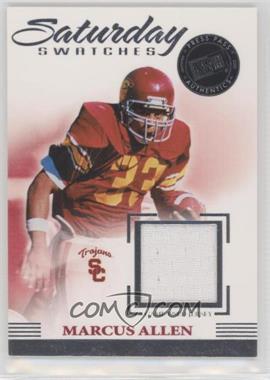 2007 Press Pass Legends - Saturday Swatches #SS-MA - Marcus Allen