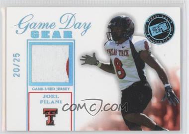 2007 Press Pass SE - Game Day Gear - Platinum Holofoil #GDG-JF - Joel Filani /25