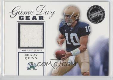 2007 Press Pass SE - Game Day Gear #GDG-BQ - Brady Quinn