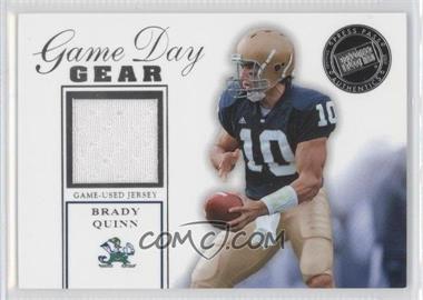 2007 Press Pass SE - Game Day Gear #GDG-BQ - Brady Quinn