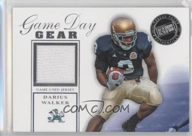 2007 Press Pass SE - Game Day Gear #GDG-DW1 - Darius Walker