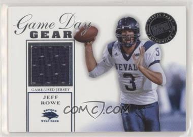 2007 Press Pass SE - Game Day Gear #GDG-JR2 - Jeff Rowe [EX to NM]