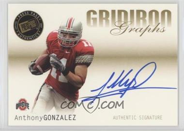 2007 Press Pass SE - Gridiron Graphs - Gold #GG-AG - Anthony Gonzalez
