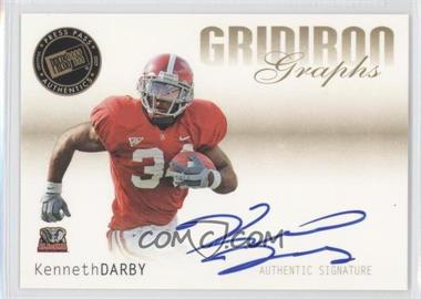 2007 Press Pass SE - Gridiron Graphs - Gold #GG-KD - Ken Darby