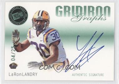 2007 Press Pass SE - Gridiron Graphs - Green #GG-LL - LaRon Landry /25