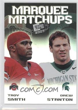 2007 Press Pass SE - Marquee Matchups #MM-15 - Troy Smith, Drew Stanton