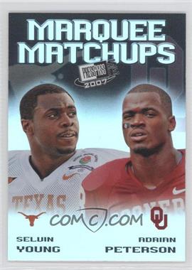 2007 Press Pass SE - Marquee Matchups #MM-2 - Selvin Young, Adrian Peterson