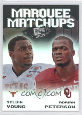 2007 Press Pass SE - Marquee Matchups #MM-2 - Selvin Young, Adrian Peterson