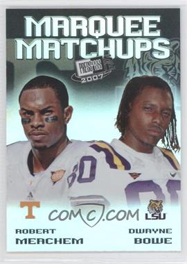 2007 Press Pass SE - Marquee Matchups #MM-7 - Dwayne Bowe, Robert Meachem