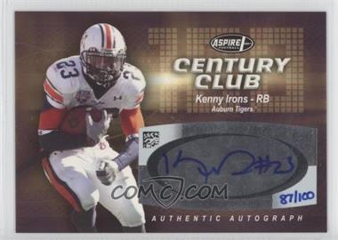 2007 SAGE Aspire - Century Club - Autographs #A-C15 - Kenny Irons /100