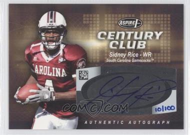 2007 SAGE Aspire - Century Club - Autographs #A-C21 - Sidney Rice /100