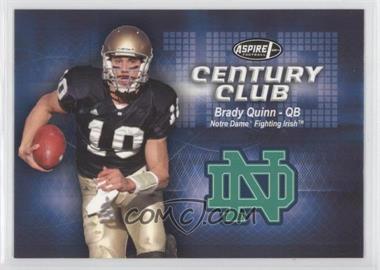 2007 SAGE Aspire - Century Club #C2 - Brady Quinn