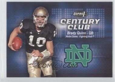 2007 SAGE Aspire - Century Club #C2 - Brady Quinn