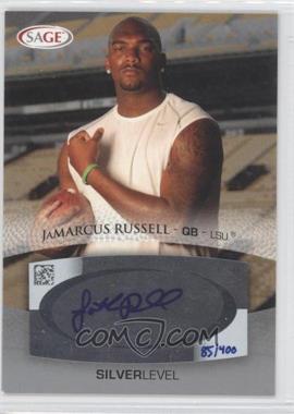 2007 SAGE Autographed Football - Autographs - Silver #A47 - JaMarcus Russell /400