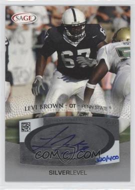 2007 SAGE Autographed Football - Autographs - Silver #A9 - Levi Brown /400