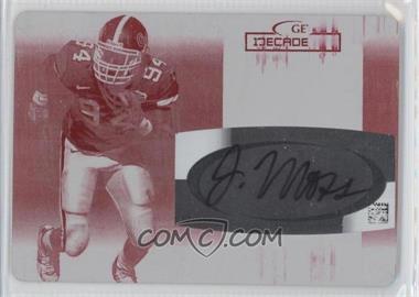 2007 SAGE Decadence - Autographs - Printing Plate Magenta #A11 - Jarvis Moss /1