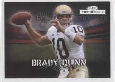 2007 SAGE Decadence - [Base] #15 - Brady Quinn