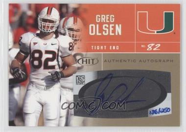 2007 SAGE Hit - Autographs - Gold #A18 - Greg Olsen /250