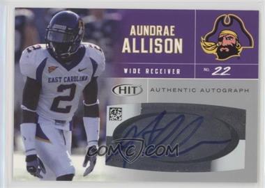 2007 SAGE Hit - Autographs - Silver #A22 - Aundrae Allison