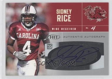 2007 SAGE Hit - Autographs - Silver #A4 - Sidney Rice