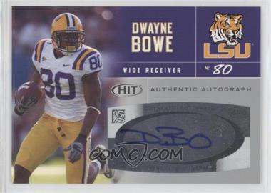 2007 SAGE Hit - Autographs - Silver #A40 - Dwayne Bowe