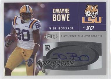 2007 SAGE Hit - Autographs - Silver #A40 - Dwayne Bowe