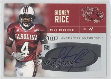 2007 SAGE Hit - Autographs #A4 - Sidney Rice