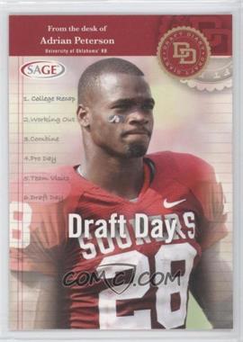 2007 SAGE Hit - Draft Diary #AP-6 - Adrian Peterson