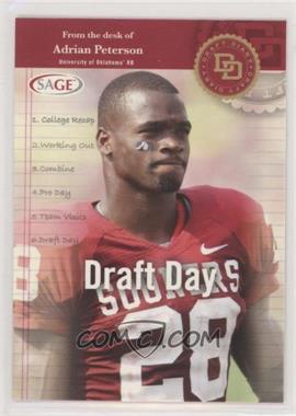 2007 SAGE Hit - Draft Diary #AP-6 - Adrian Peterson