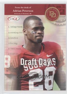 2007 SAGE Hit - Draft Diary #AP-6 - Adrian Peterson