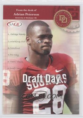 2007 SAGE Hit - Draft Diary #AP-6 - Adrian Peterson