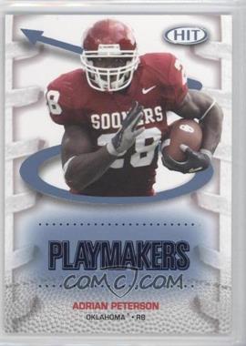 2007 SAGE Hit - Playmakers - Blue #P28 - Adrian Peterson