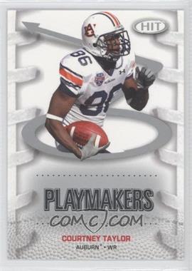 2007 SAGE Hit - Playmakers - Silver #P26 - Courtney Taylor