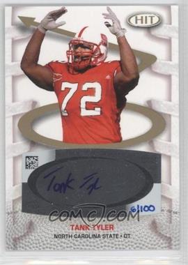 2007 SAGE Hit - Playmakers Autographs #PA57 - Tank Tyler /100