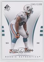 Rookie Authentics - Abraham Wright #/1,399