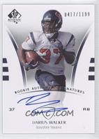 Rookie Authentics Signatures - Darius Walker #/1,199