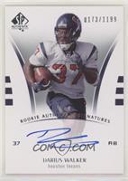 Rookie Authentics Signatures - Darius Walker #/1,199