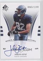 Rookie Authentics Signatures - Jordan Kent #/1,199