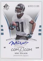 Rookie Authentics Signatures - Mike Walker #/1,199