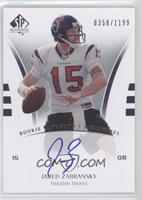 Rookie Authentics Signatures - Jared Zabransky #/1,199