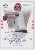 Rookie Authentics Signatures - Jeff Rowe #/1,199